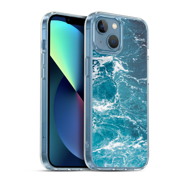 PLdesign Water Sea Soft Gel Case for Apple iPhone 13 Mini & MagSafe