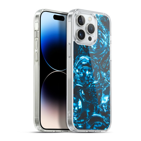 PLdesign Water Marbles Soft Gel Case for Apple iPhone 13 Pro Max & MagSafe
