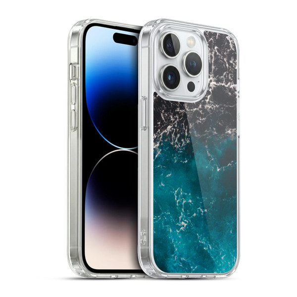 PLdesign Water Ombre Sea Soft Gel Case for Apple iPhone 13 Pro & MagSafe