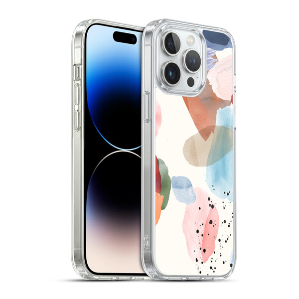 Ninola Pattern Abstract Pastel Soft Gel Case for Apple iPhone 14 Pro Max & MagSafe