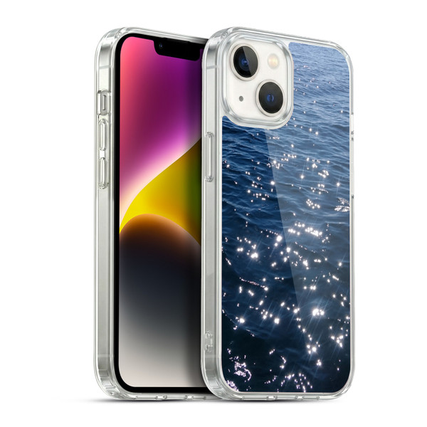 PLdesign Water Sparkly Sea Waves Soft Gel Case for Apple iPhone 14