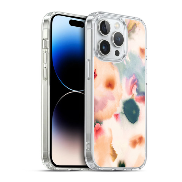 Ninola Pattern Abstract Watercolor Soft Gel Case for Apple iPhone 14 Pro & MagSafe