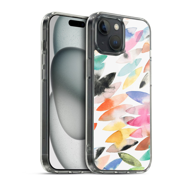 Ninola Pattern Abstract Surf Soft Gel Case for Apple iPhone 15 & MagSafe