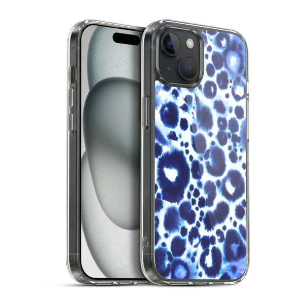 Ninola Pattern Abstract Sea Foam Soft Gel Case for Apple iPhone 15 Plus & MagSafe