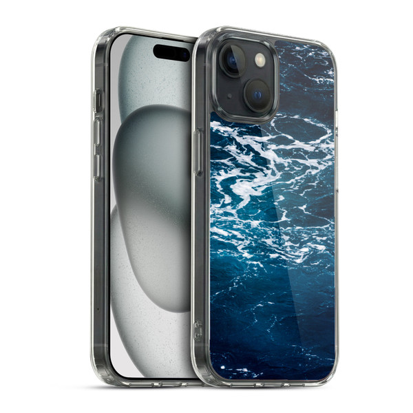 PLdesign Water Swirly Sea Soft Gel Case for Apple iPhone 15 & MagSafe