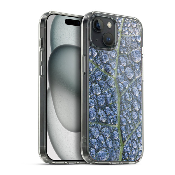 PLdesign Water Dew Texture Leaf Soft Gel Case for Apple iPhone 15 Plus & MagSafe