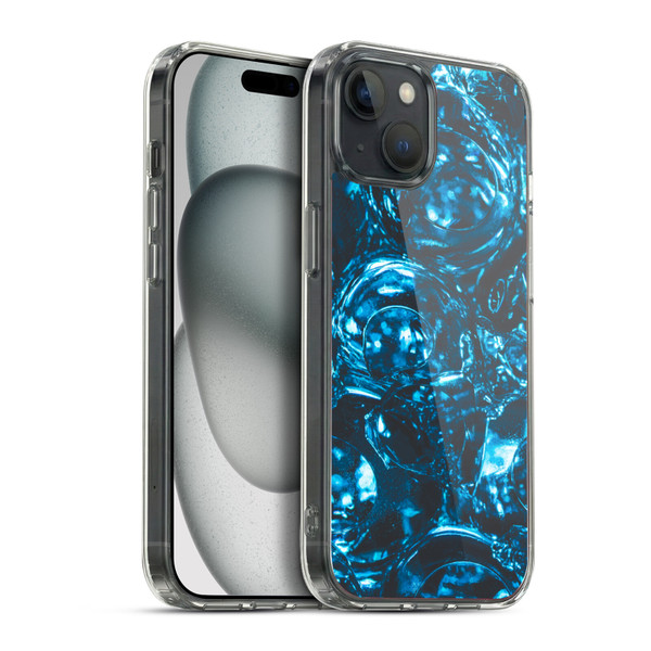 PLdesign Water Marbles Soft Gel Case for Apple iPhone 15 Plus & MagSafe