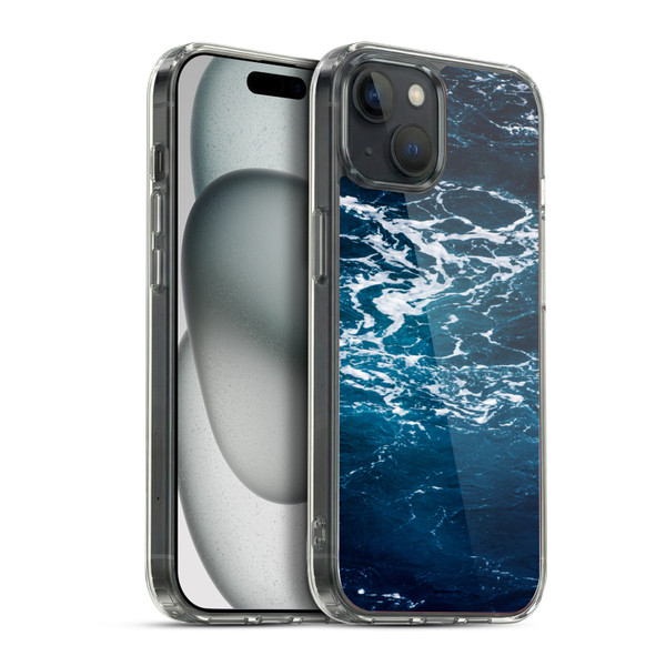 PLdesign Water Swirly Sea Soft Gel Case for Apple iPhone 15 Plus & MagSafe
