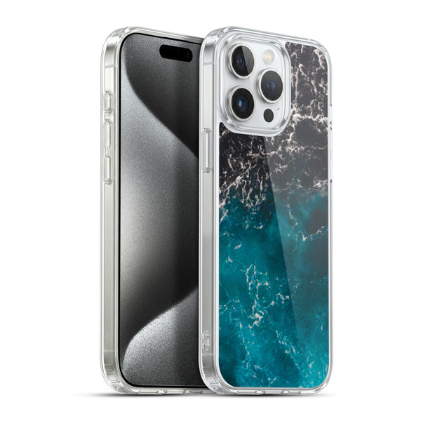 PLdesign Water Ombre Sea Soft Gel Case for Apple iPhone 15 Pro Max & MagSafe