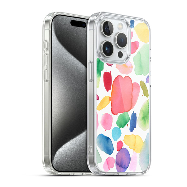 Ninola Pattern Abstract Color Joy Soft Gel Case for Apple iPhone 15 Pro & MagSafe