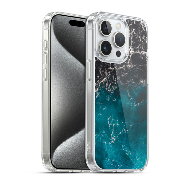 PLdesign Water Ombre Sea Soft Gel Case for Apple iPhone 15 Pro & MagSafe