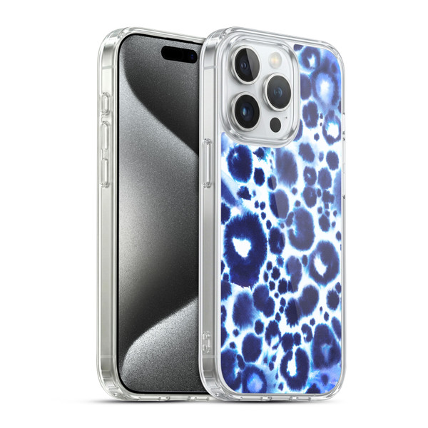 Ninola Pattern Abstract Sea Foam Soft Gel Case for Apple iPhone 15 Pro & MagSafe