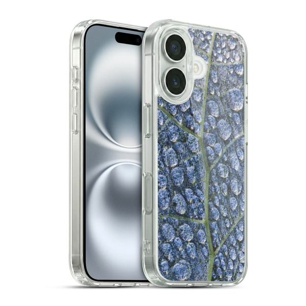 PLdesign Water Dew Texture Leaf Soft Gel Case for Apple iPhone 16 & MagSafe