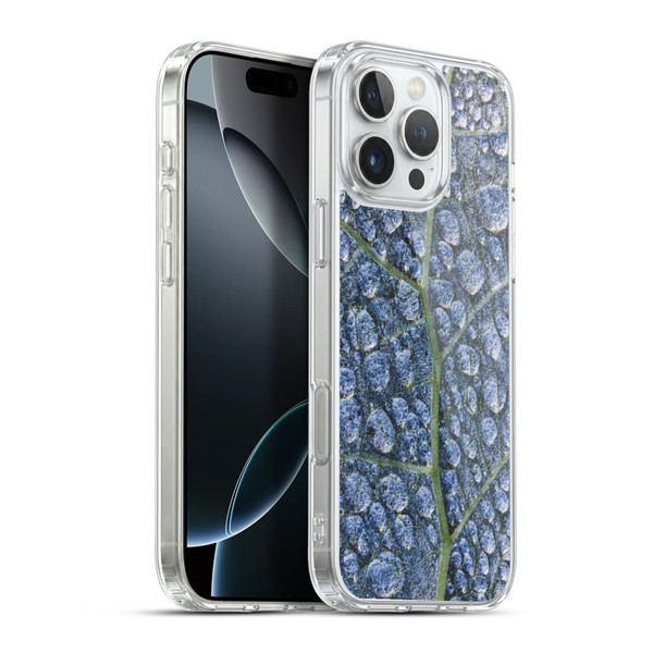 PLdesign Water Dew Texture Leaf Soft Gel Case for Apple iPhone 16 Pro Max & MagSafe