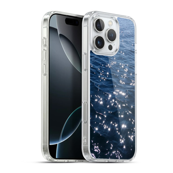 PLdesign Water Sparkly Sea Waves Soft Gel Case for Apple iPhone 16 Pro Max & MagSafe
