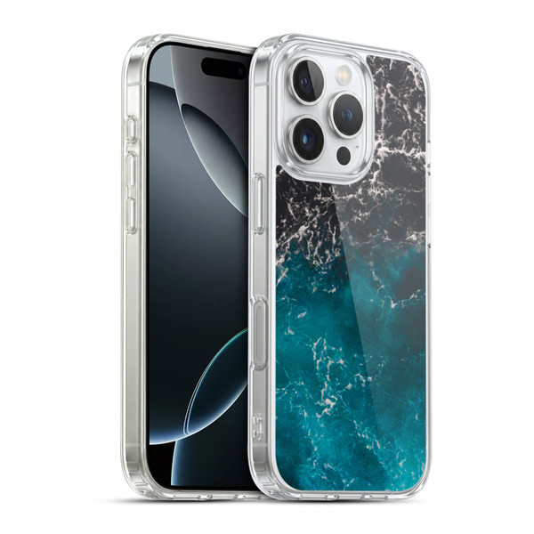 PLdesign Water Ombre Sea Soft Gel Case for Apple iPhone 16 Pro & MagSafe
