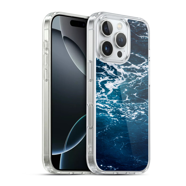 PLdesign Water Swirly Sea Soft Gel Case for Apple iPhone 16 Pro & MagSafe