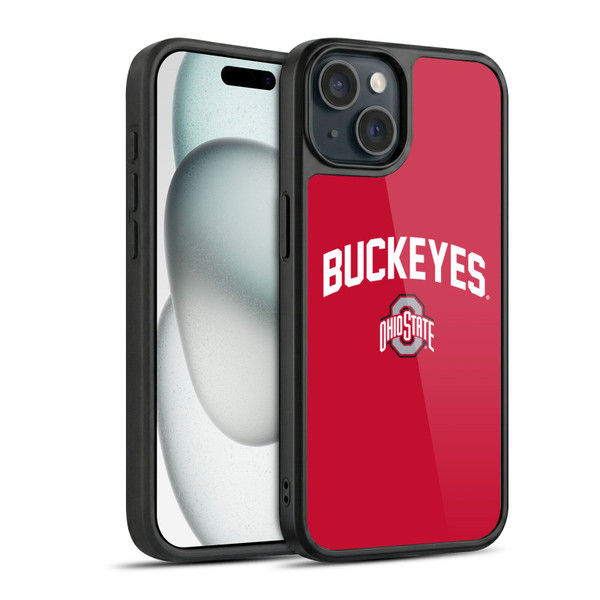 Ohio State University Logo Buckeyes Gel Armour Case For Apple iPhone 15