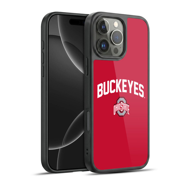 Ohio State University Logo Buckeyes Gel Armour Case For Apple iPhone 16 Pro Max