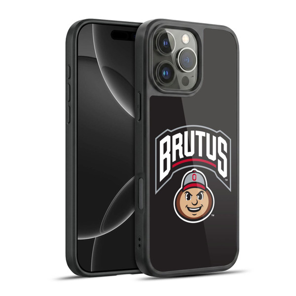 Ohio State University Logo Mascot Gel Armour Case For Apple iPhone 16 Pro Max