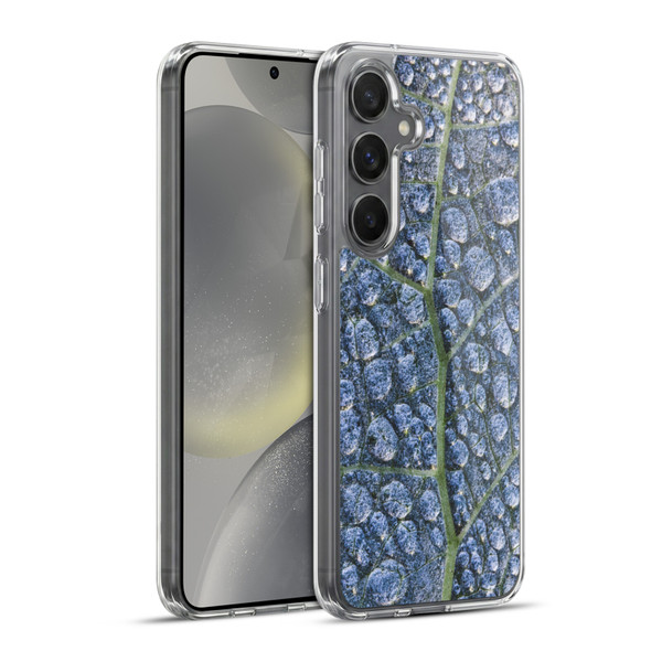 PLdesign Water Dew Texture Leaf Soft Gel Case for Samsung Galaxy S24+ 5G & MagSafe