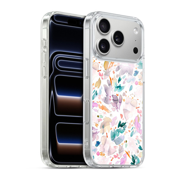 Ninola Pattern Abstract Petals Soft Gel Case for Apple iPhone 17 Pro