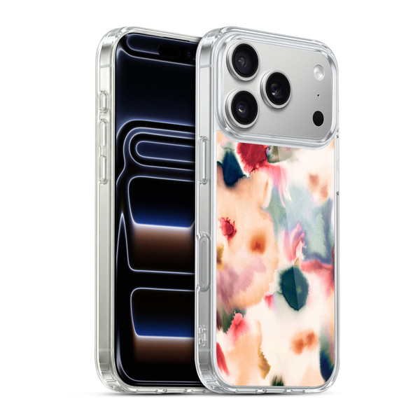 Ninola Pattern Abstract Watercolor Soft Gel Case for Apple iPhone 17 Pro