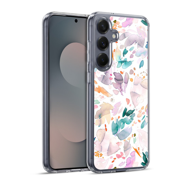 Ninola Pattern Abstract Petals Soft Gel Case for Samsung Galaxy S25+ & MagSafe