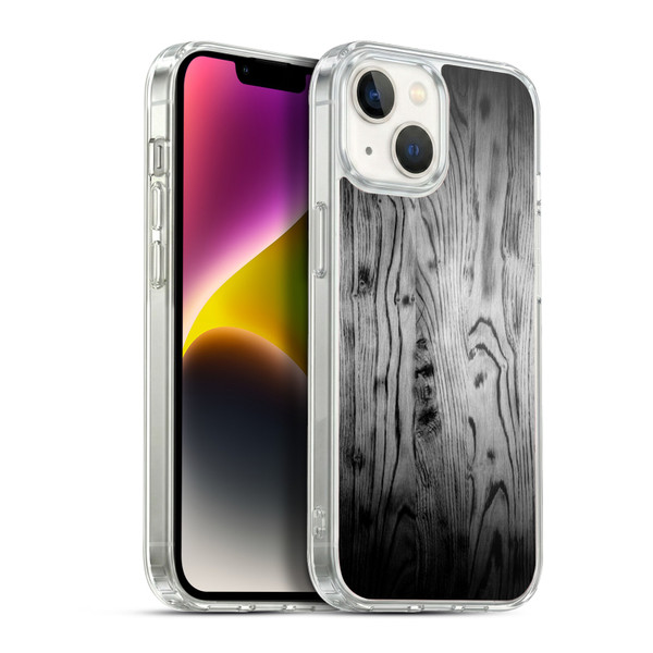 PLdesign Wood Prints Rustic Vintage Gray Burnt Soft Gel Case for Apple iPhone 14