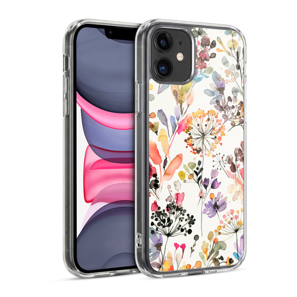 Ninola Wild Grasses Multicolor Soft Gel Case for Apple iPhone 11