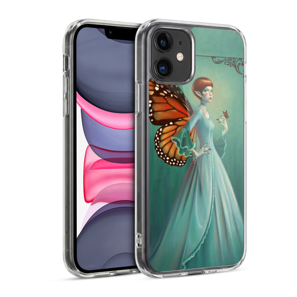 Rachel Anderson Fairies Monarch Soft Gel Case for Apple iPhone 11