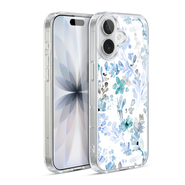 Ninola Wild Grasses Blue Plants Soft Gel Case for Apple iPhone 17