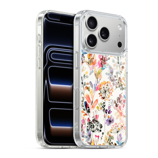 Ninola Wild Grasses Multicolor Soft Gel Case for Apple iPhone 17 Pro