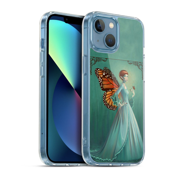 Rachel Anderson Fairies Monarch Soft Gel Case for Apple iPhone 13 Mini & MagSafe
