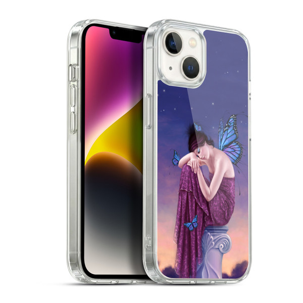Rachel Anderson Fairies Sunset Soft Gel Case for Apple iPhone 14 Plus & MagSafe