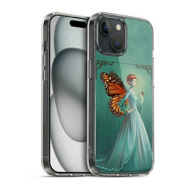 Rachel Anderson Fairies Monarch Soft Gel Case for Apple iPhone 15 & MagSafe