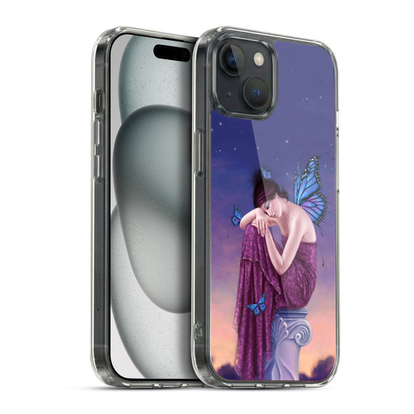 Rachel Anderson Fairies Sunset Soft Gel Case for Apple iPhone 15 Plus & MagSafe