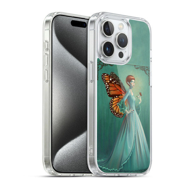 Rachel Anderson Fairies Monarch Soft Gel Case for Apple iPhone 15 Pro & MagSafe