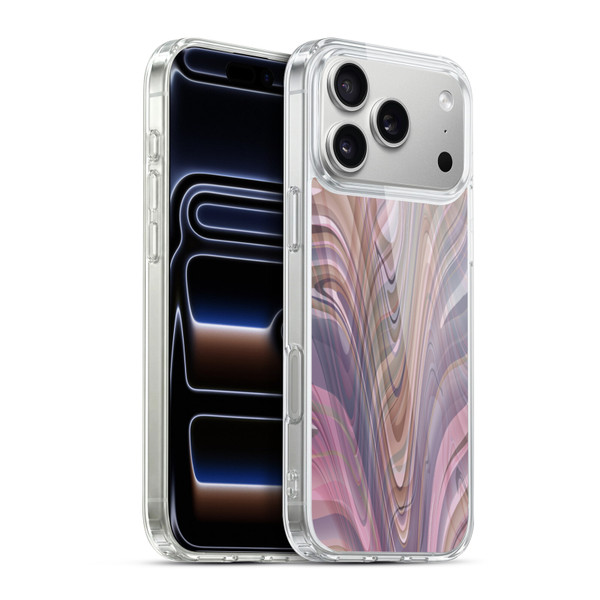 Suzan Lind Marble Swirls Neutral Tones Soft Gel Case for Apple iPhone 17 Pro Max