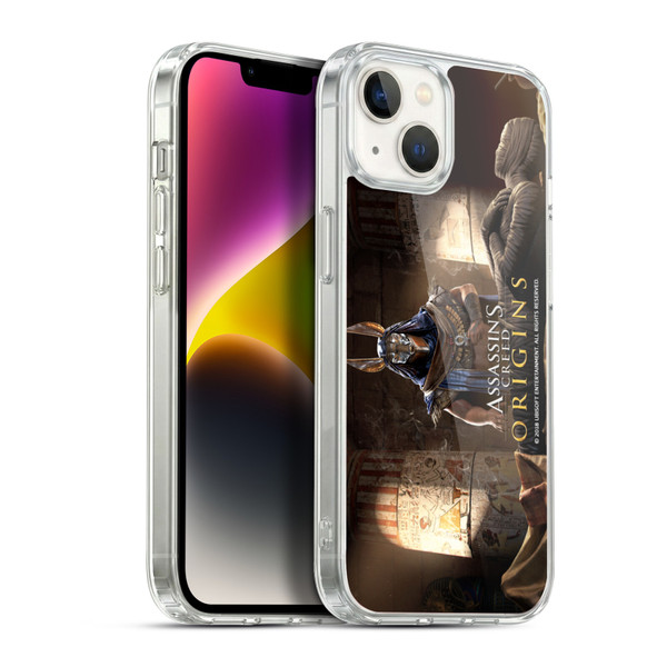 Assassin's Creed Origins Key Art Hetepi Soft Gel Case for Apple iPhone 14 Plus & MagSafe