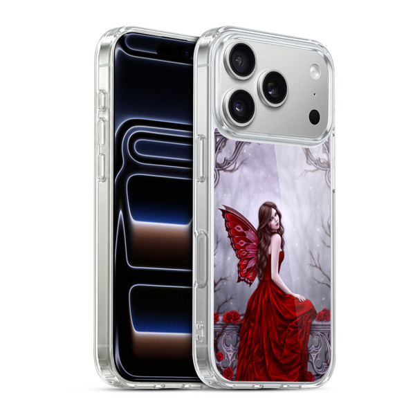 Rachel Anderson Fairies Winter Rose Soft Gel Case for Apple iPhone 17 Pro