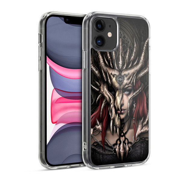 Sarah Richter Gothic Warrior Girl Soft Gel Case for Apple iPhone 11