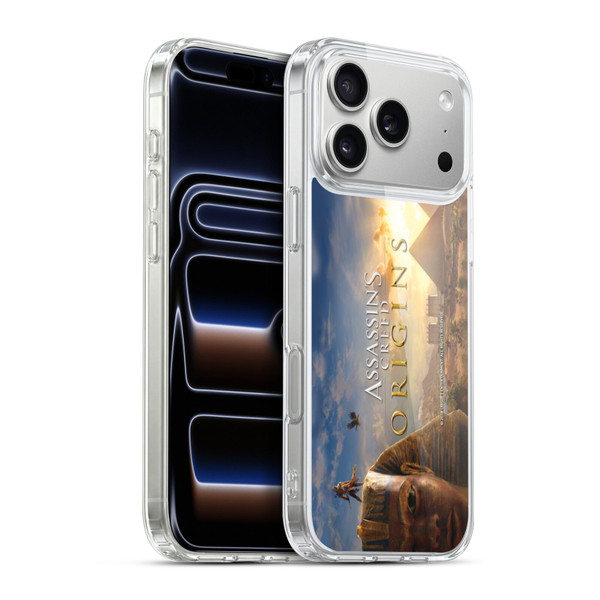 Assassin's Creed Origins Key Art Bayek Sphinx Soft Gel Case for Apple iPhone 17 Pro Max