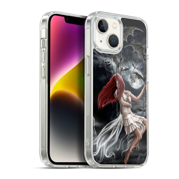 Sarah Richter Gothic Vampire Girl Soft Gel Case for Apple iPhone 14