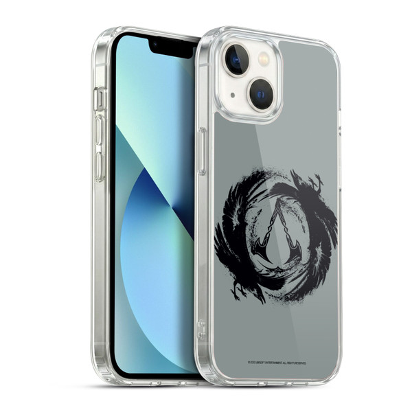 Assassin's Creed Valhalla Compositions Crest And Ravens Soft Gel Case for Apple iPhone 13