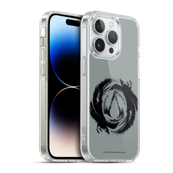 Assassin's Creed Valhalla Compositions Crest And Ravens Soft Gel Case for Apple iPhone 13 Pro & MagSafe