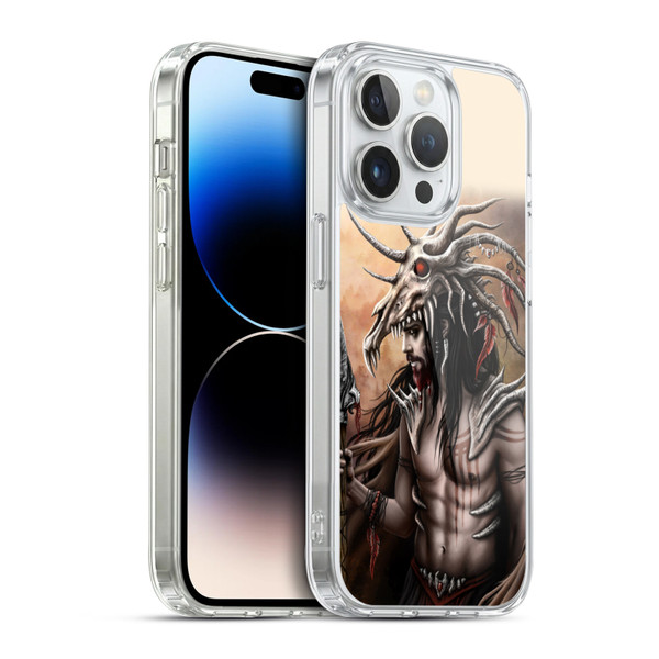 Sarah Richter Gothic Warrior Hunter Soft Gel Case for Apple iPhone 14 Pro & MagSafe