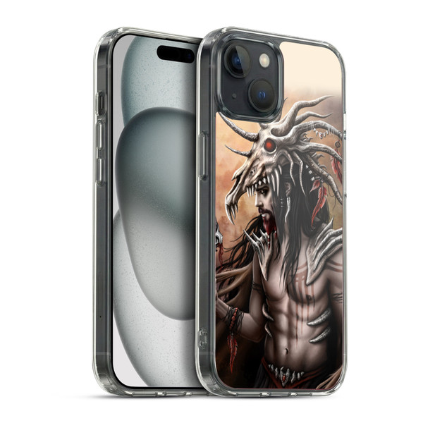 Sarah Richter Gothic Warrior Hunter Soft Gel Case for Apple iPhone 15 Plus & MagSafe