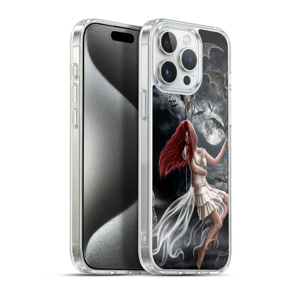 Sarah Richter Gothic Vampire Girl Soft Gel Case for Apple iPhone 15 Pro Max & MagSafe