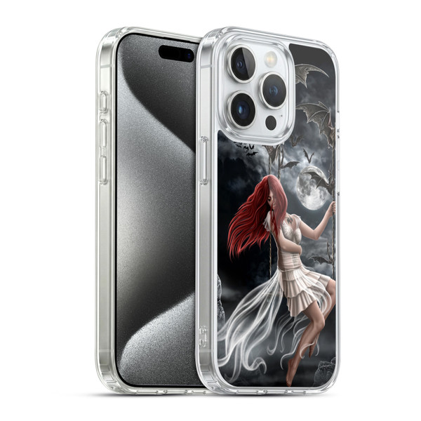 Sarah Richter Gothic Vampire Girl Soft Gel Case for Apple iPhone 15 Pro & MagSafe